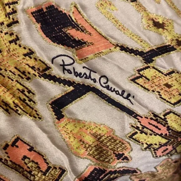 NWT Roberto Cavalli 100% silk blouse, S - Picture 6 of 14